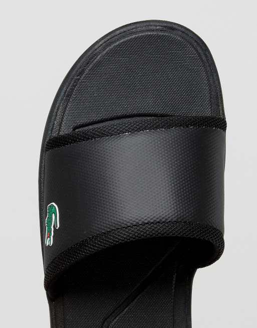 Lacoste l30 sliders clearance black