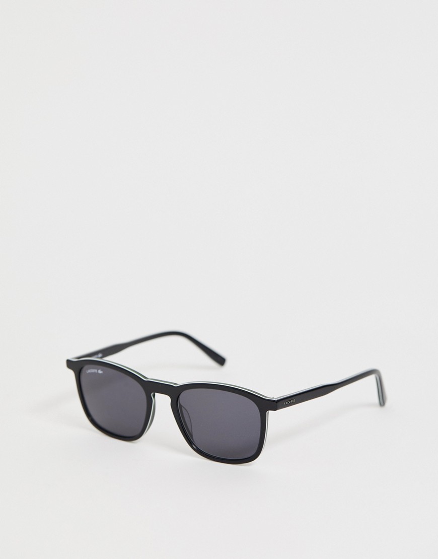 Lacoste – L901S – Fyrkantiga solglasögon-Svart