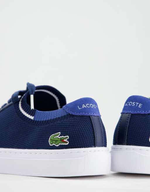 Lacoste La Piquee Sneakers in marineblauw