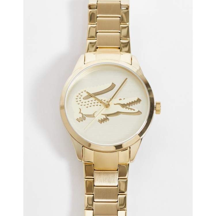 Lacoste Ladycroc Montre bracelet pour femme Dor ASOS