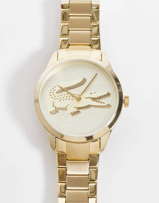 Lacoste Ladycroc Montre bracelet pour femme Dor ASOS