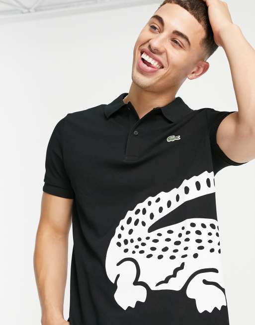 Polo lacoste 2025 gros logo