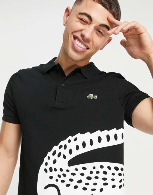 Lacoste big hot sale croc polo