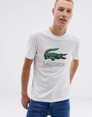 lacoste large croc t shirt