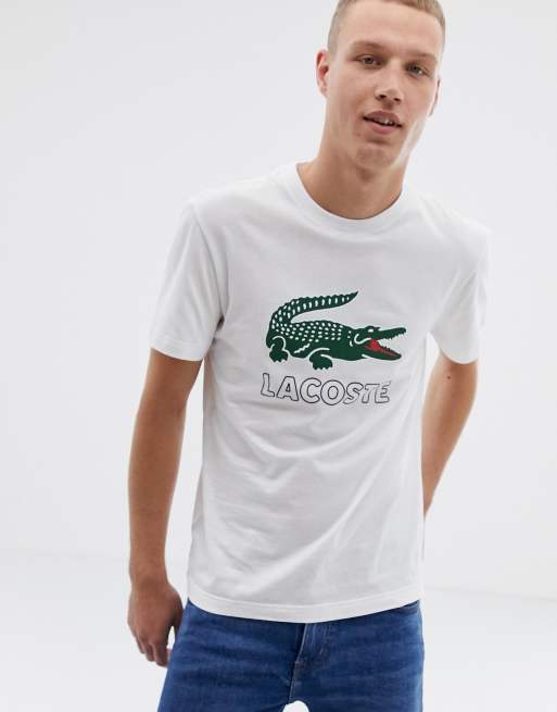 Pull lacoste 2024 gros logo