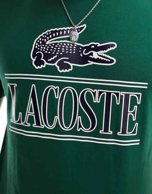 Dark green deals lacoste t shirt