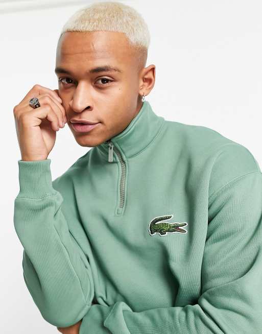 Lacoste sale zip sweatshirt