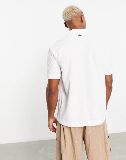 Lacoste logo polo hot sale