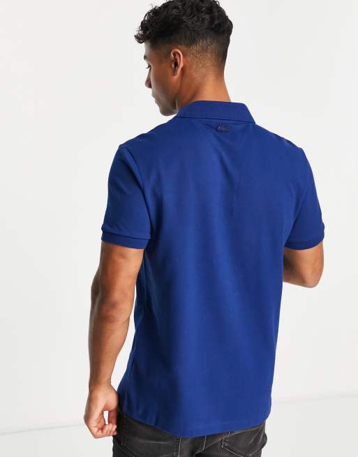 Lacoste polo on sale big logo