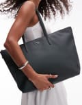 [Lacoste] Lacoste large shopper bag in green One Size Sinople