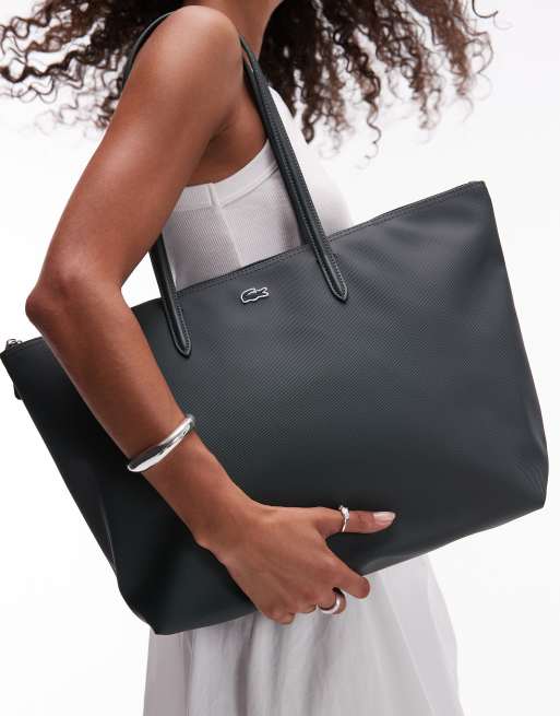 Lacoste large tote bag in green