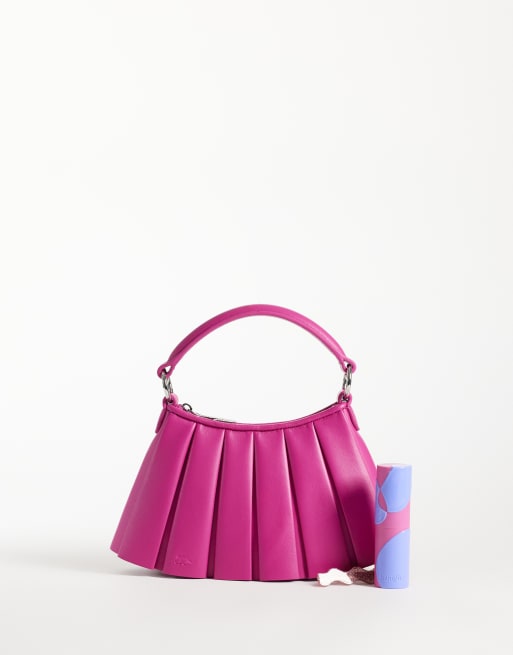 Lacoste lenglen crossbody bag in purple , 2 of 4