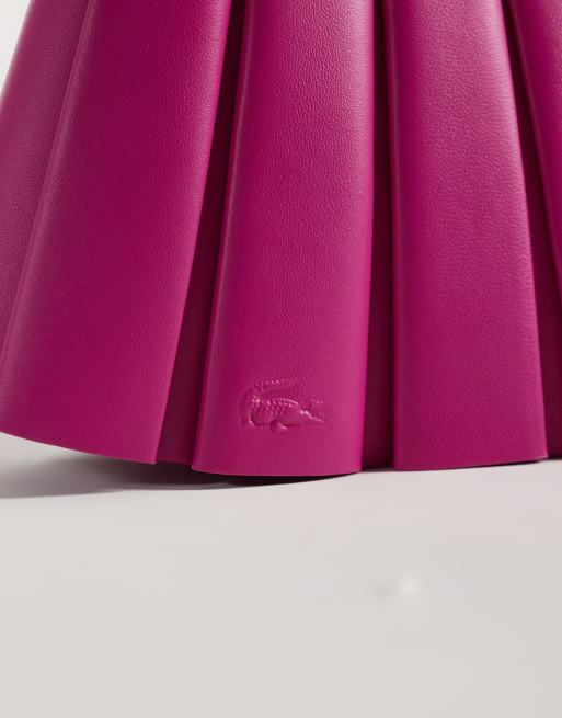 Lacoste lenglen crossbody bag in purple , 3 of 4