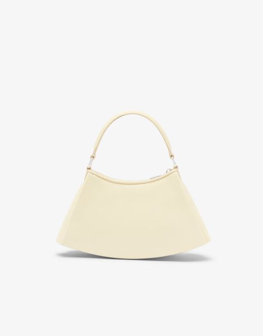 Lacoste - Lenglen - Kleine leren tas met logo in geel, 4 van 4
