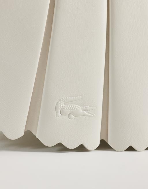 Lacoste lenglen shoulder bag in cream, 3 of 4