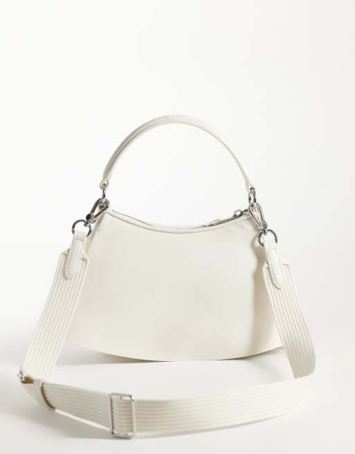 Lacoste lenglen shoulder bag in cream, 4 of 4