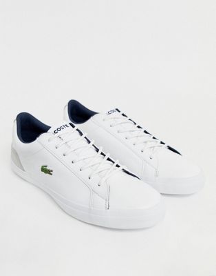 Lacoste - lerand - Leren sneakers in wit