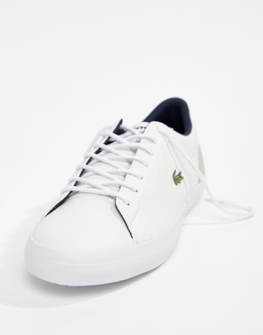 Lacoste Lerond 318 3 Sneakers van wit leer