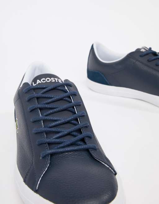 Lacoste Lerond BL 1 sneakers in navy