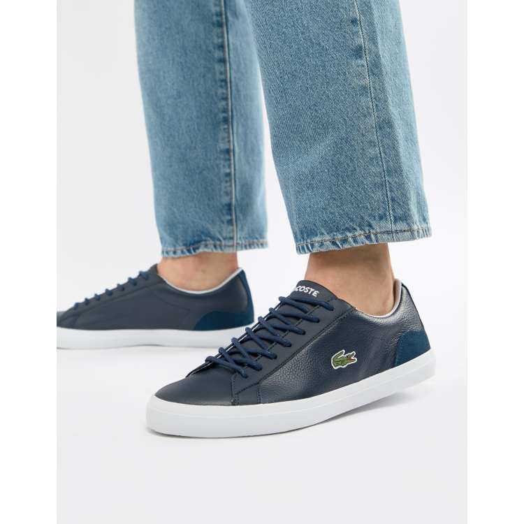 Lacoste Lerond BL 1 trainers in navy