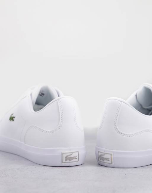 Lacoste lerond heren cheap wit