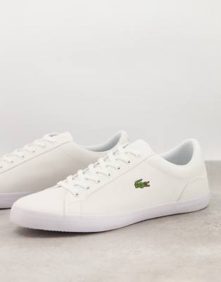 lacoste lerond white canvas