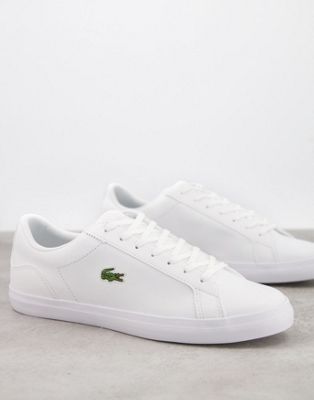 Lacoste lerond BL2 trainers in white leather - ASOS Price Checker
