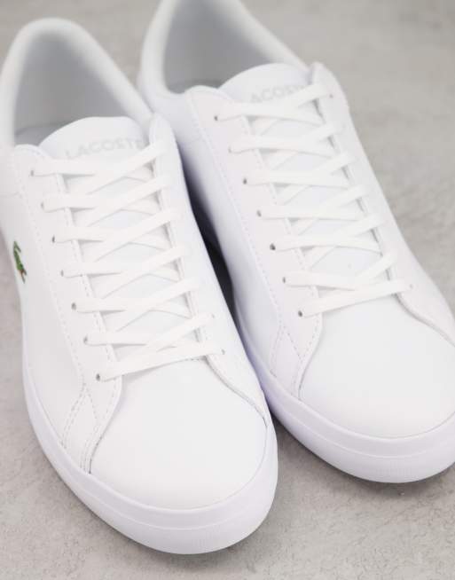 Lacoste lerond BL2 trainers in white leather