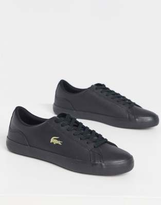 lacoste gold sneakers