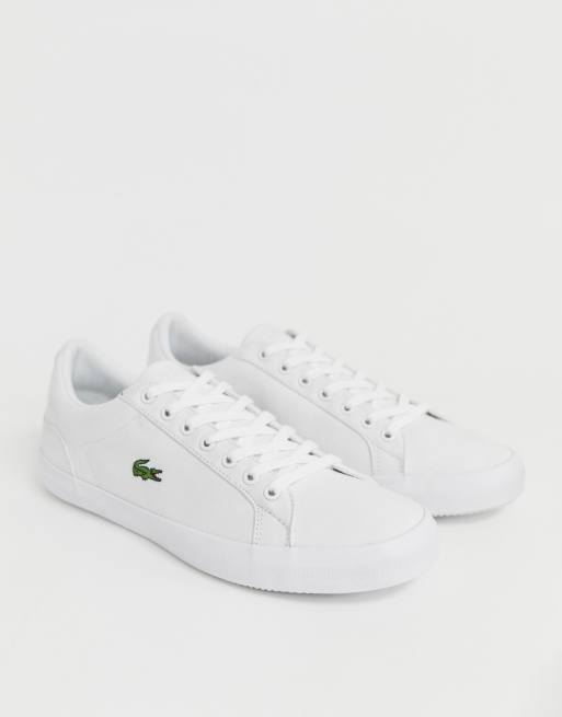 Lacoste - Lerond - Hvide sneakers i kanvas, 2 af 4