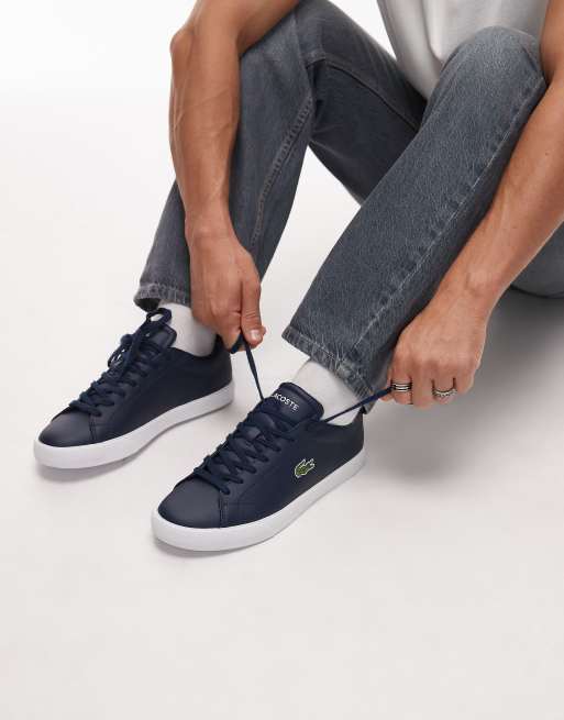 Lacoste – Lerond – Niebieskie buty sportowe , 4 z 5
