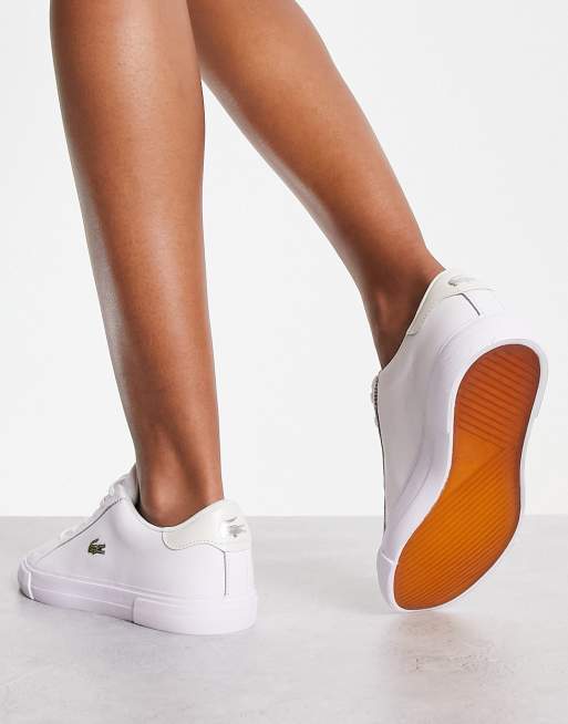 Lacoste lerond plus sneakers in white