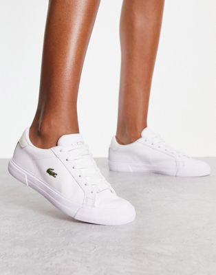 Lacoste lerond plus trainers in white
