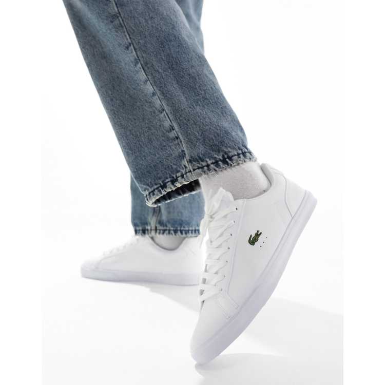 Lacoste lerond pro bl 123 cma trainers in white ASOS
