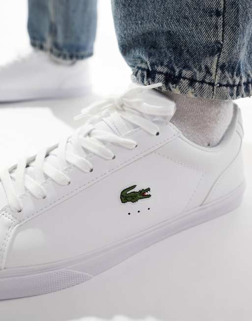 Lacoste lerond pro bl 123 1 cma trainers in white | ASOS