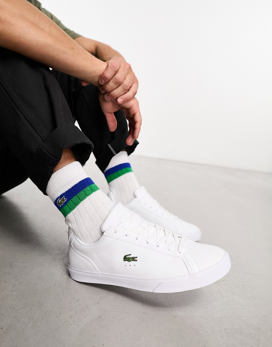 lacoste - lerond pro - sneakers bianche-bianco