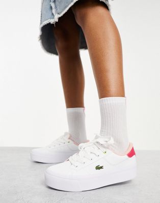 Lacoste Lerond pro trainers in white