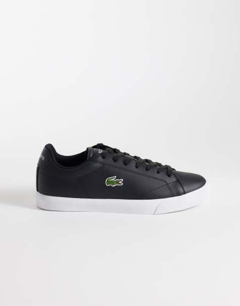 Lacoste Lerond Set sneakers in black and white - view 1