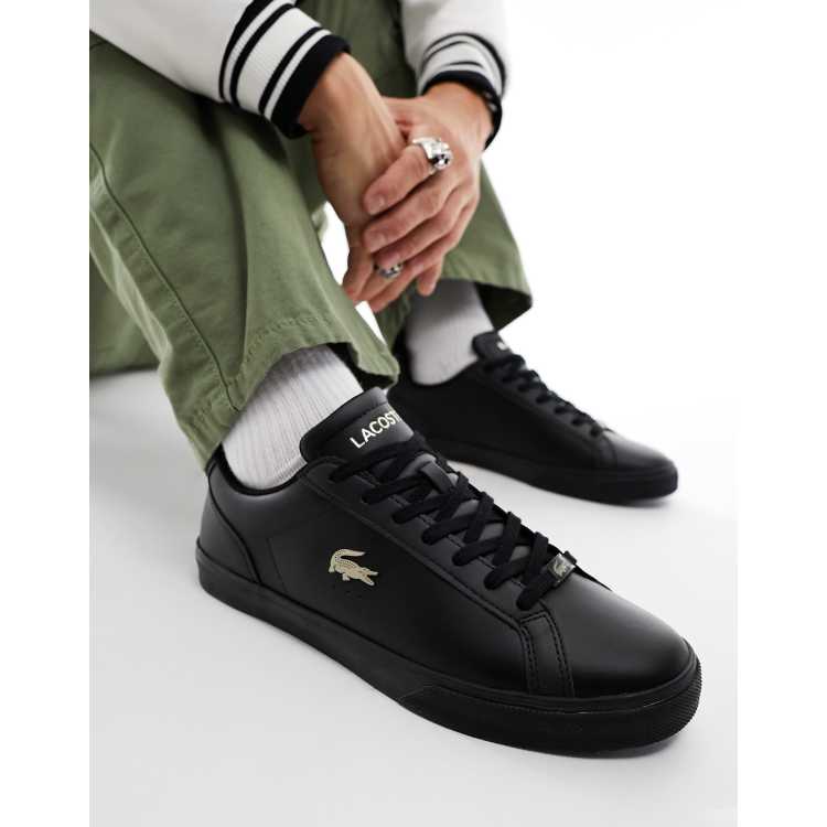 Lacoste one deals strap trainers