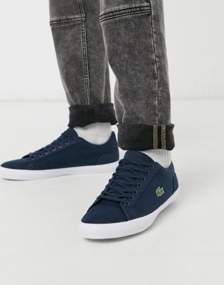 lacoste lerond trainers navy