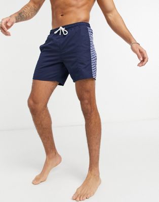 lacoste swim shorts navy