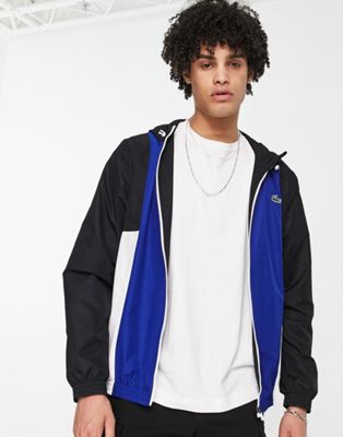 Lacoste lightweight jacket in colour block