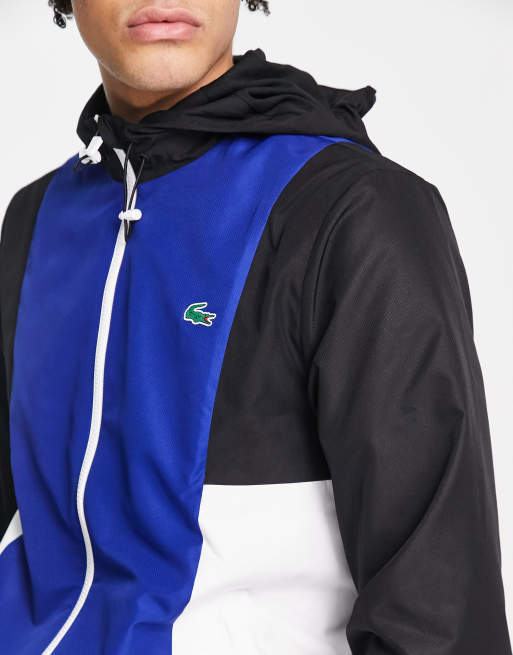 Lacoste lightweight jacket in colour block