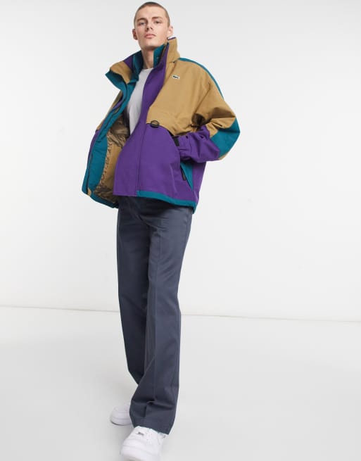 Lacoste live 90s style color block parka | ASOS