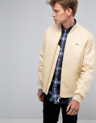 Lacoste Live Bomber Jacket In Tan | ASOS