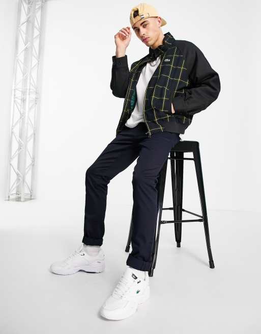 Lacoste live check harrington jacket ASOS