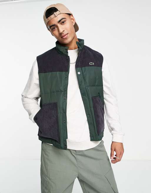 Gilet sans outlet manche lacoste