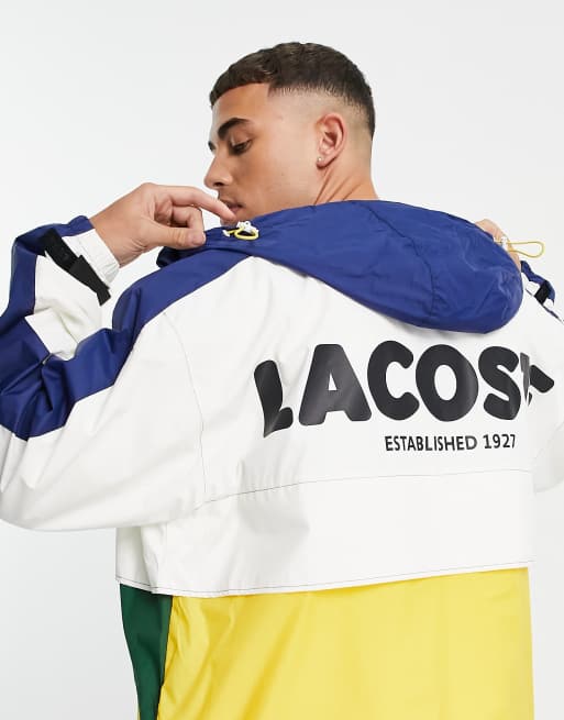 fintælling overdrive kartoffel Lacoste Live logo lightweight jacket | ASOS