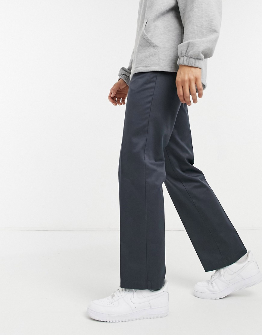 Lacoste live pleated cotton chinos-Grey