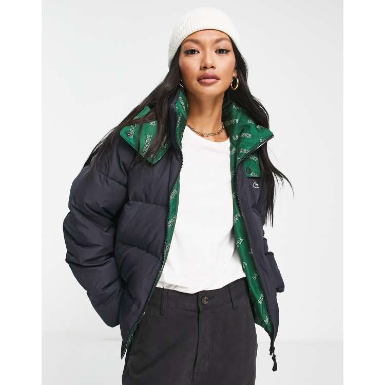 Lacoste AOP Reversible Puffer Jacket